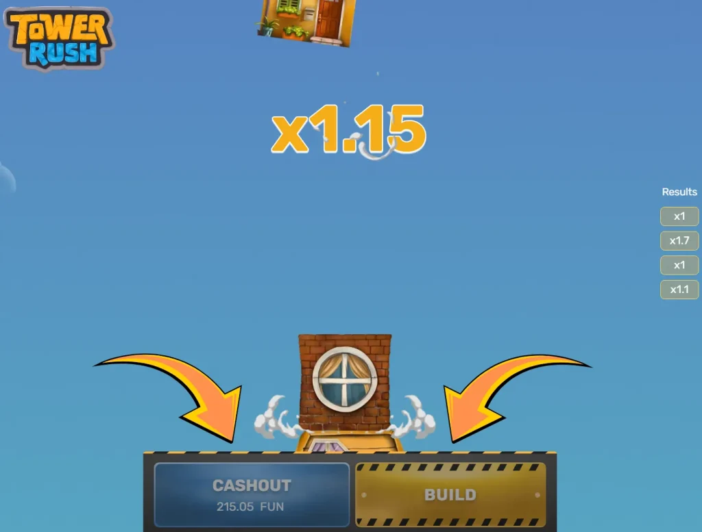 Tower Rush – Sieg in einer Runde